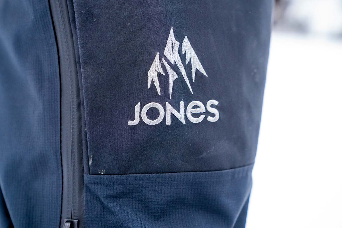 Jones logo (women's snowboard pants)