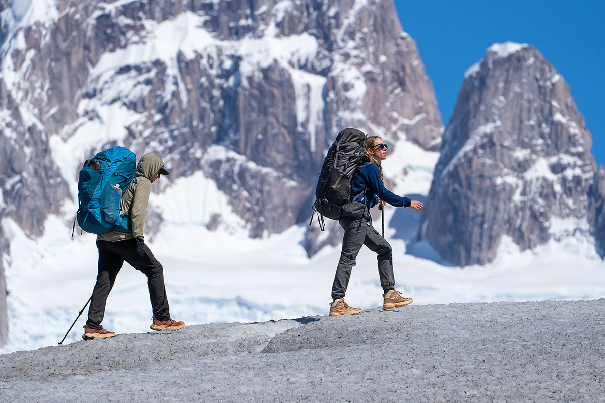 Salomon X Ultra 360 Edge Mid GTX hiking boot (hiking on glacier)
