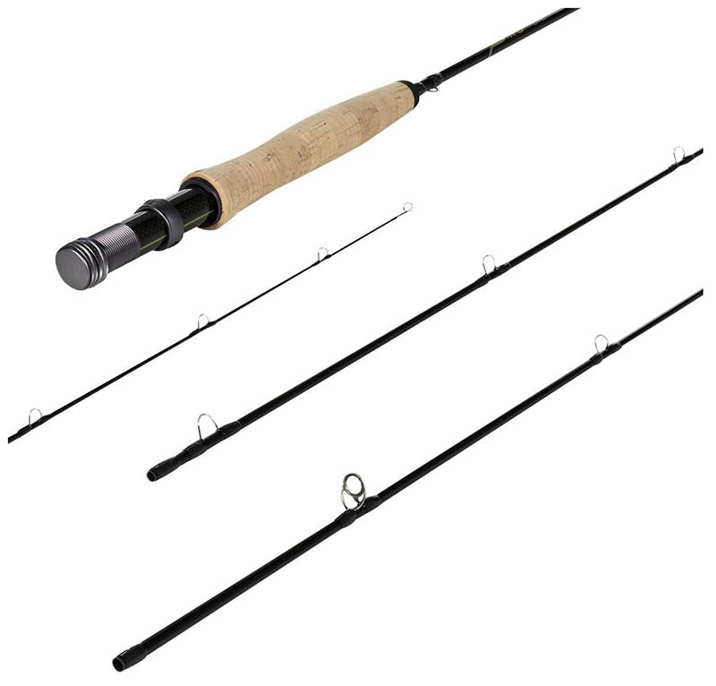 Hardy Shadow 10′ Four Piece Carbon Trout Fly Rod #8 With Bag And