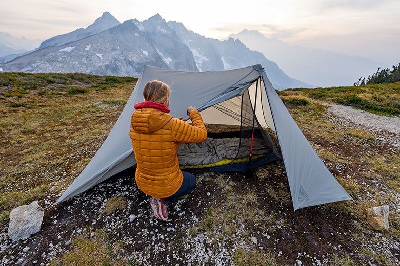 Ultralight Mesh Tent Pocket  Lightest Universal Hiking Tent Pouch