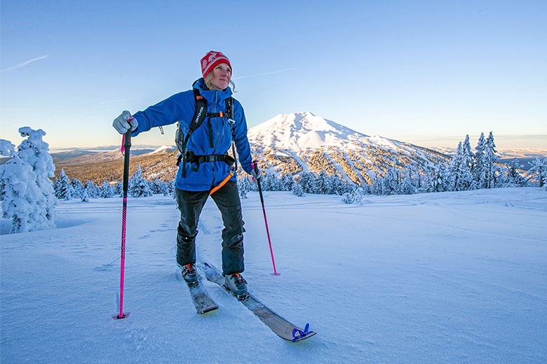 Patagonia SnowDrifter Jacket (skinning in Oregon backcountry)