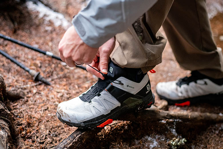 Salomon X Ultra 4 Leather Waterproof Low Hiking Shoes