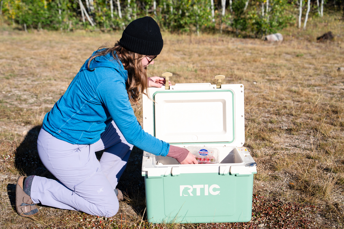 Cooler (food inside the RTIC 32 QT Ultra-Light) 