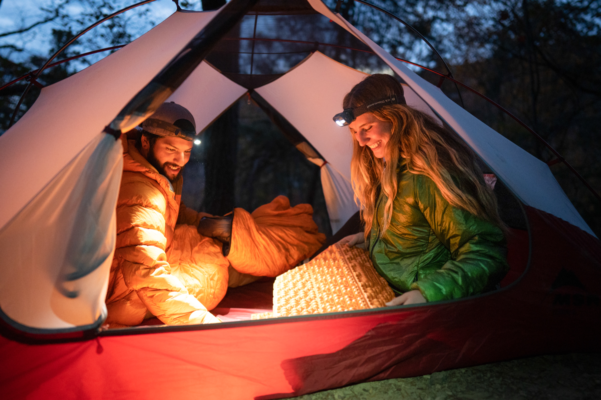 Headlamps (camping with the Black Diamond Spot)