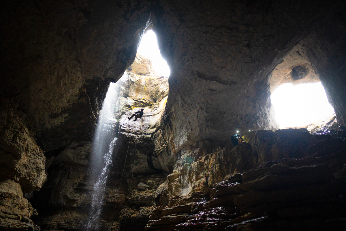 Headlamps (caving with headlamps)