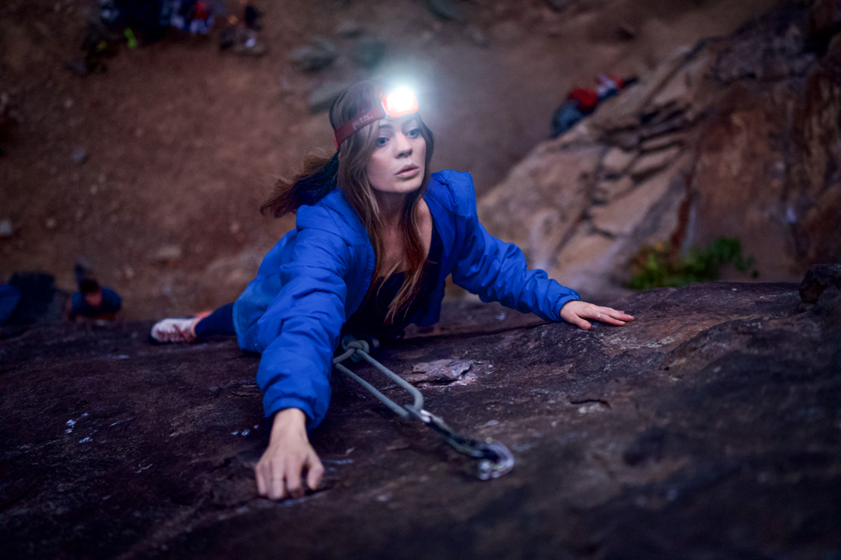 Headlamps (climbing with the Petzl Actik Core)