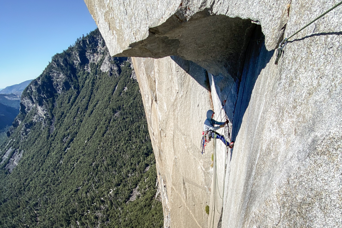 Climbing Quickdraws (Climbing El Cap in Yosemite)