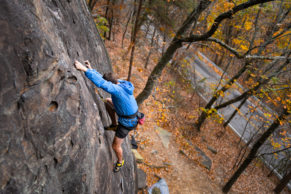 Climbing Quickdraws (sport climbing in Chattanooga TN)