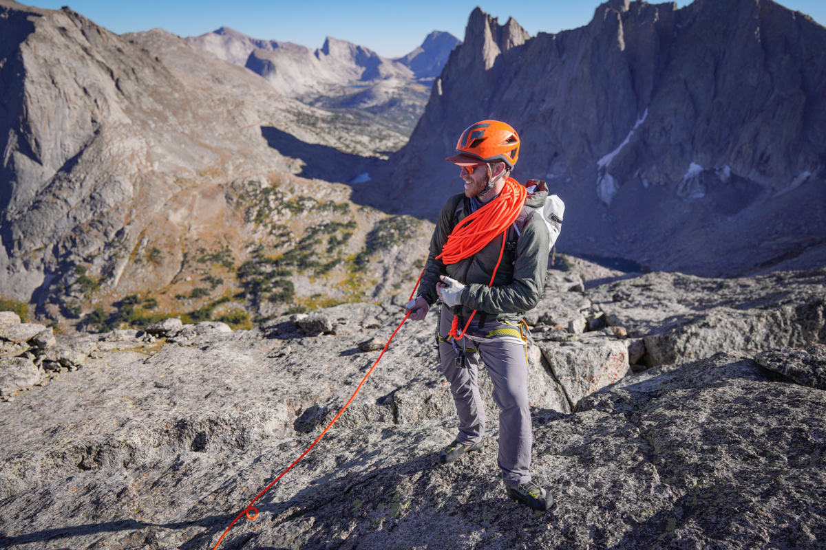 Climbing Ropes (Climbing the Cirque of the Towers Traverse in Wyoming)