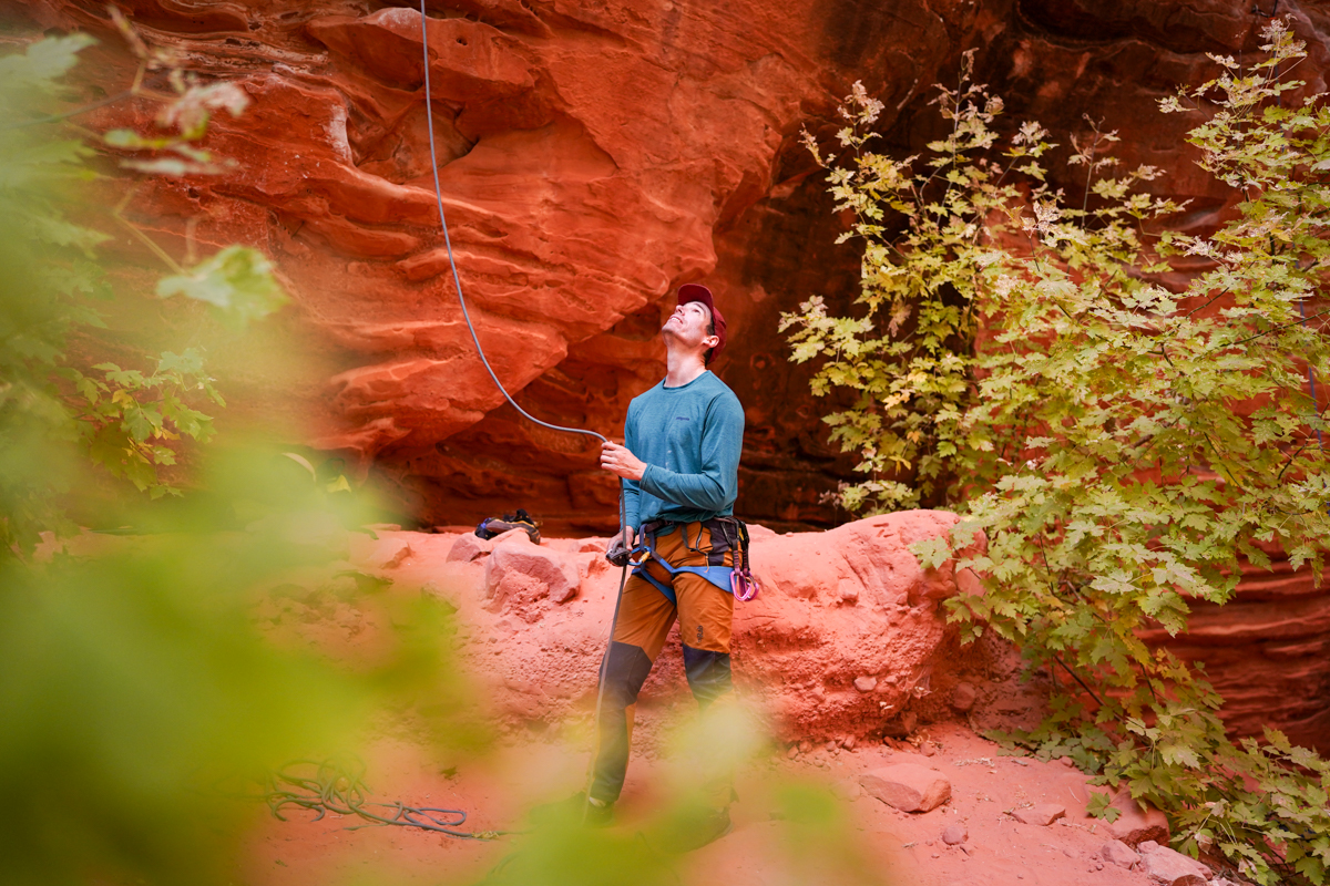 Climbing Ropes (Clipping bolts in the dry crags of Zion)