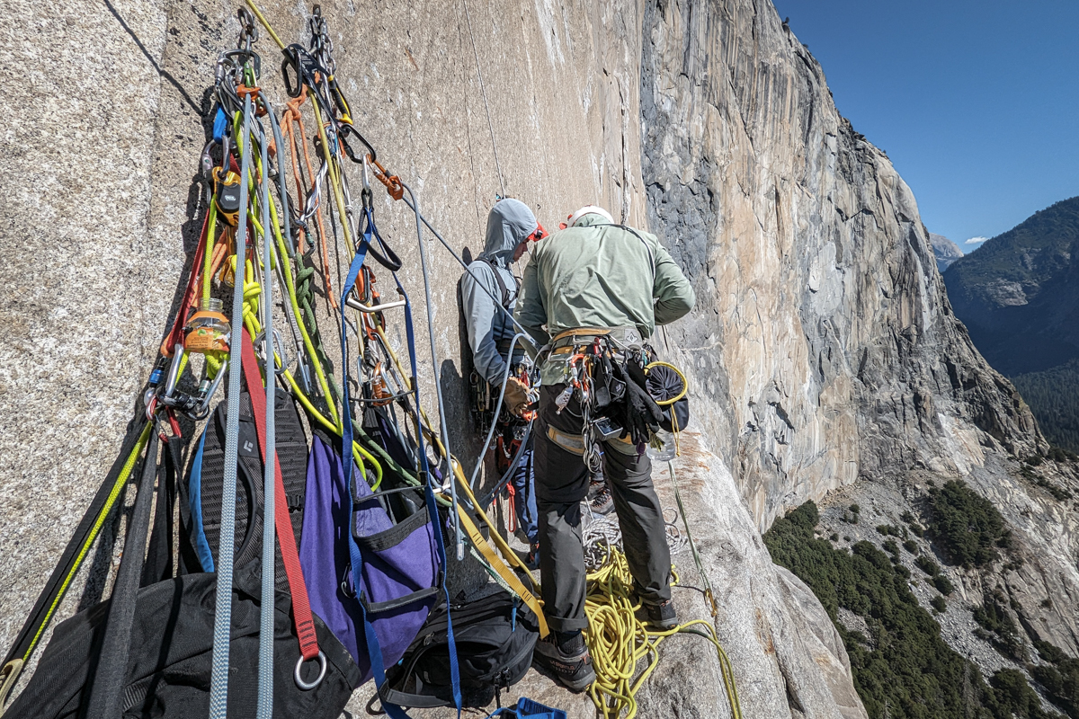 Climbing ropes (junk show on El Cap)