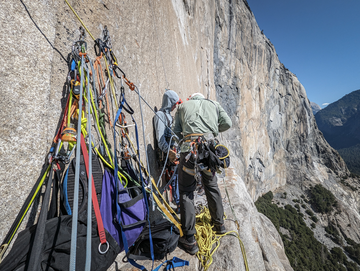 Climbing ropes (junk show on El Cap)