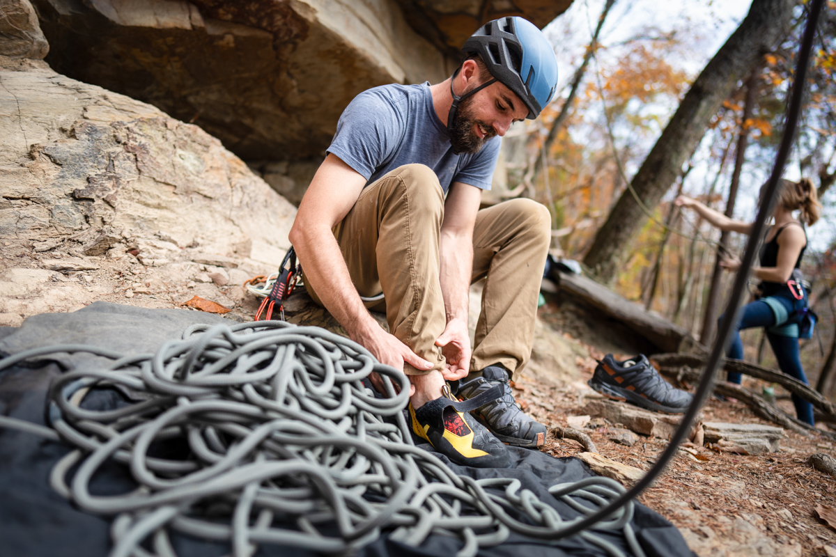 Climbing ropes (rope on ground)