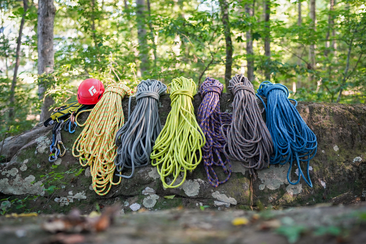 Climbing ropes (several ropes compared)