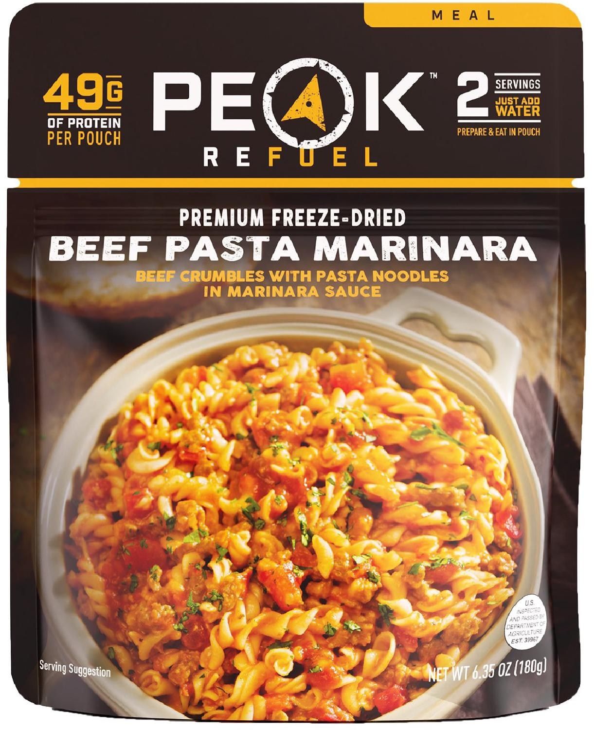 Peak Refuel backpacking food