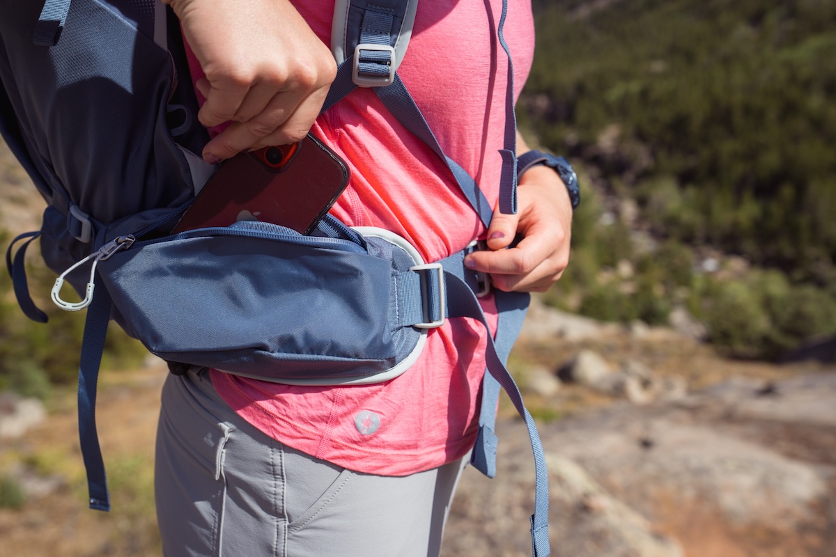 Daypacks (hipbelt pockets on the Osprey Downburst)