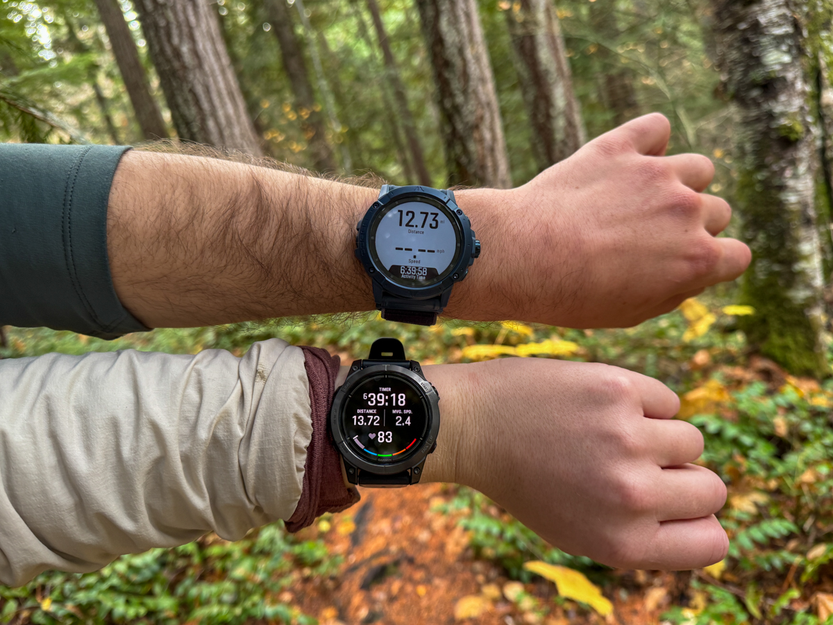 GPS watches (comparing Coros interface to Garmin)