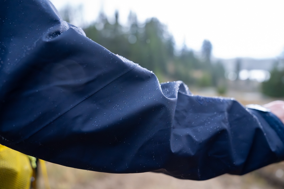 Rain Jackets (water beading up on DWR coating)