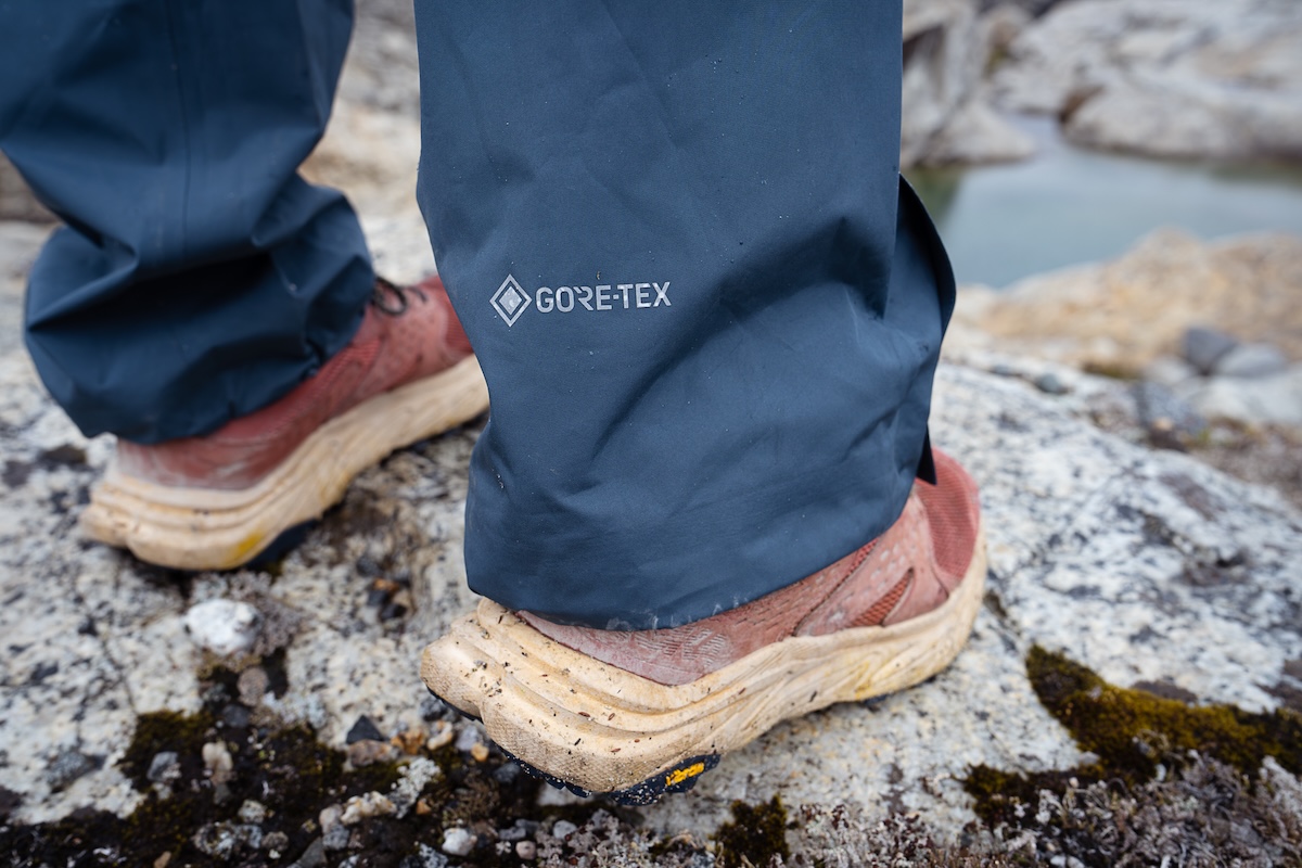 Rain Pants (closeup of Gore-Tex logo)