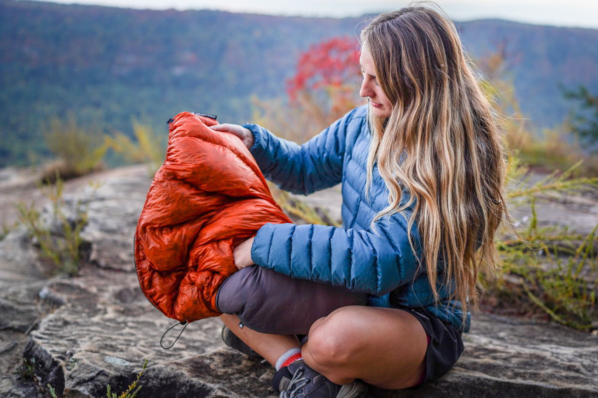 Backpacking Sleeping Bags (Stuffing the Enigma in it's stuff sack)