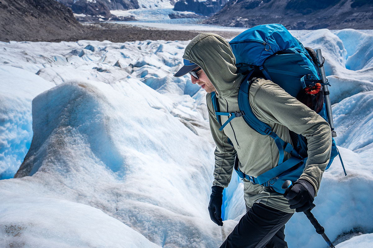Sun protection shirt (crossing dry glacier in Zpacks The Mirage)