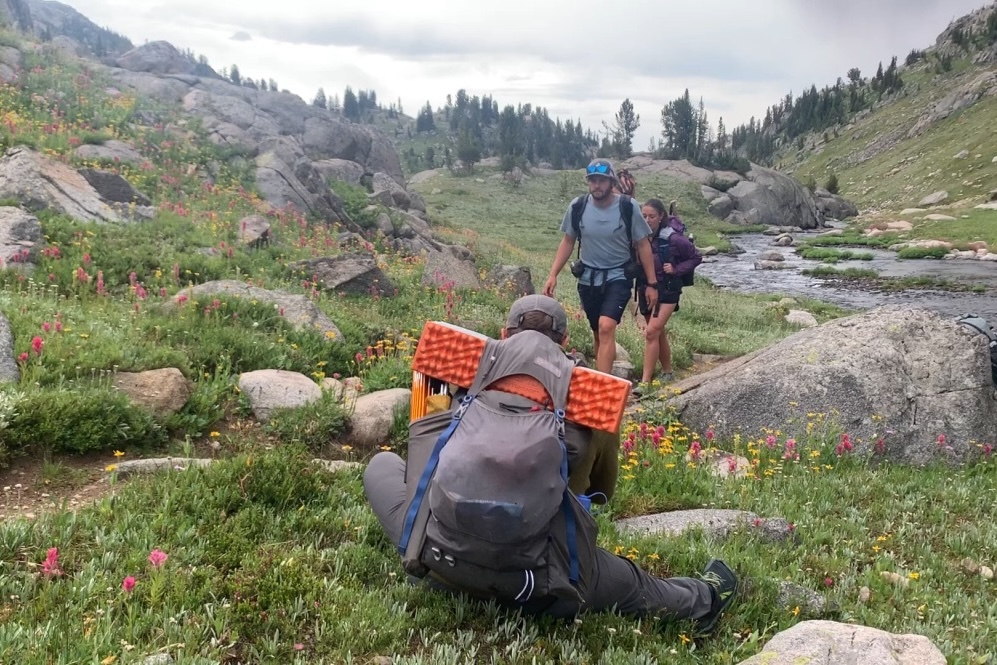 Backpacking with a foam pad