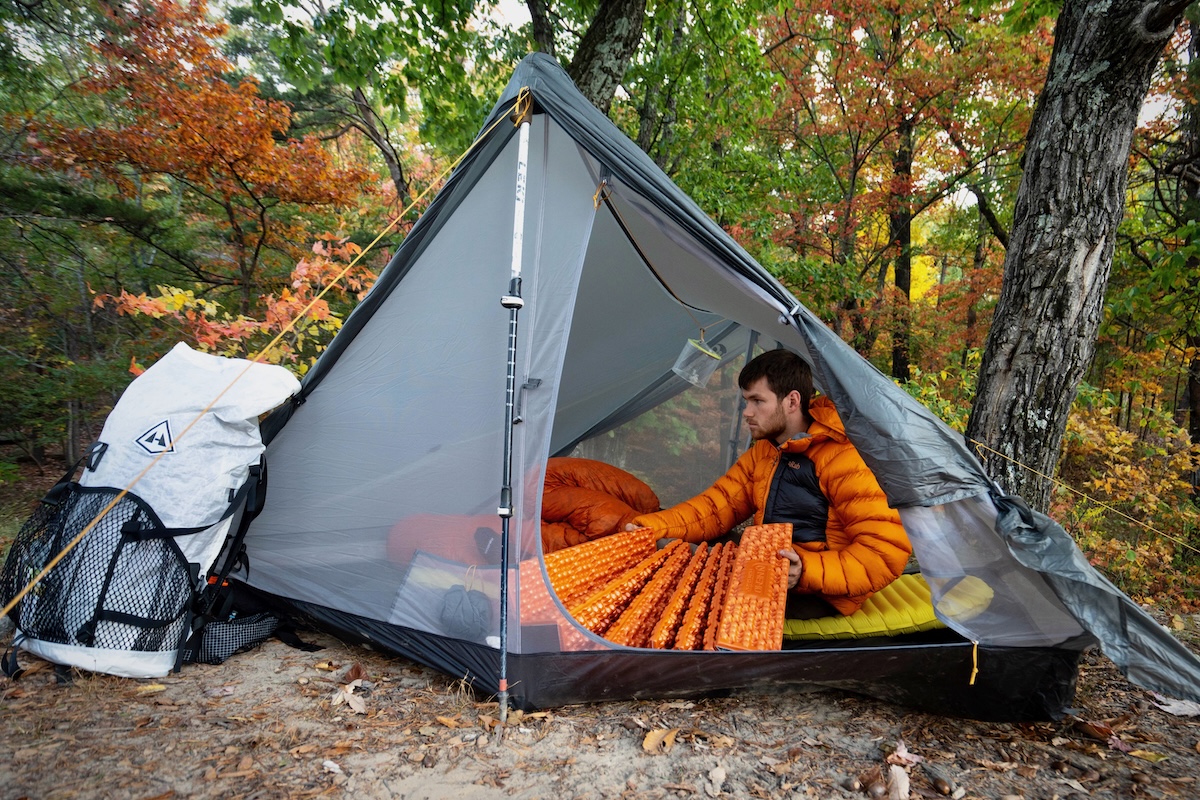 Nemo Switchback in the tent