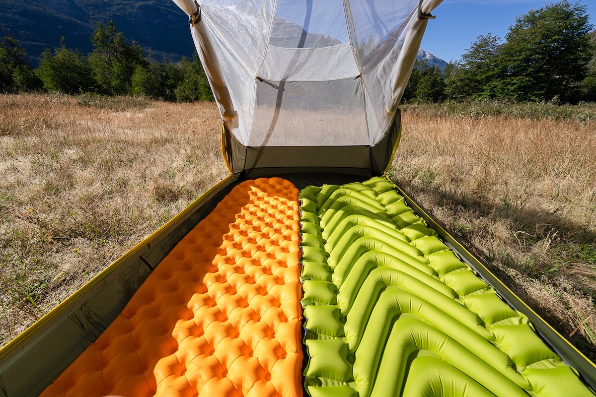 Testing UL sleeping pads side by side