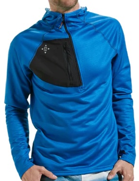 NW Alpine Black Spider Hoody men's baselayer