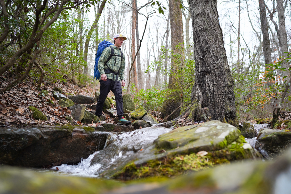 Men's Hiking Shirts (hiking near a creek with a button up in Chattanooga)