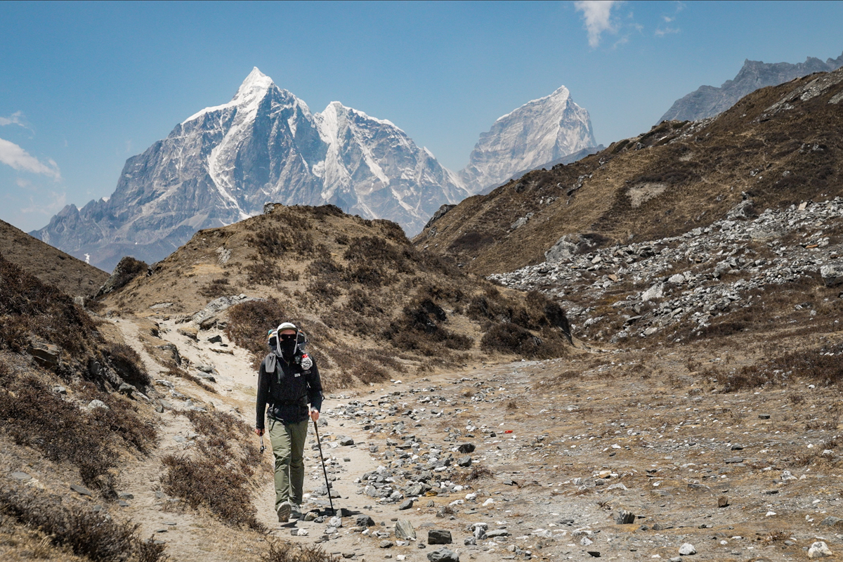 Men's Hiking Shirts (trekking in Nepal with a sun hoody)