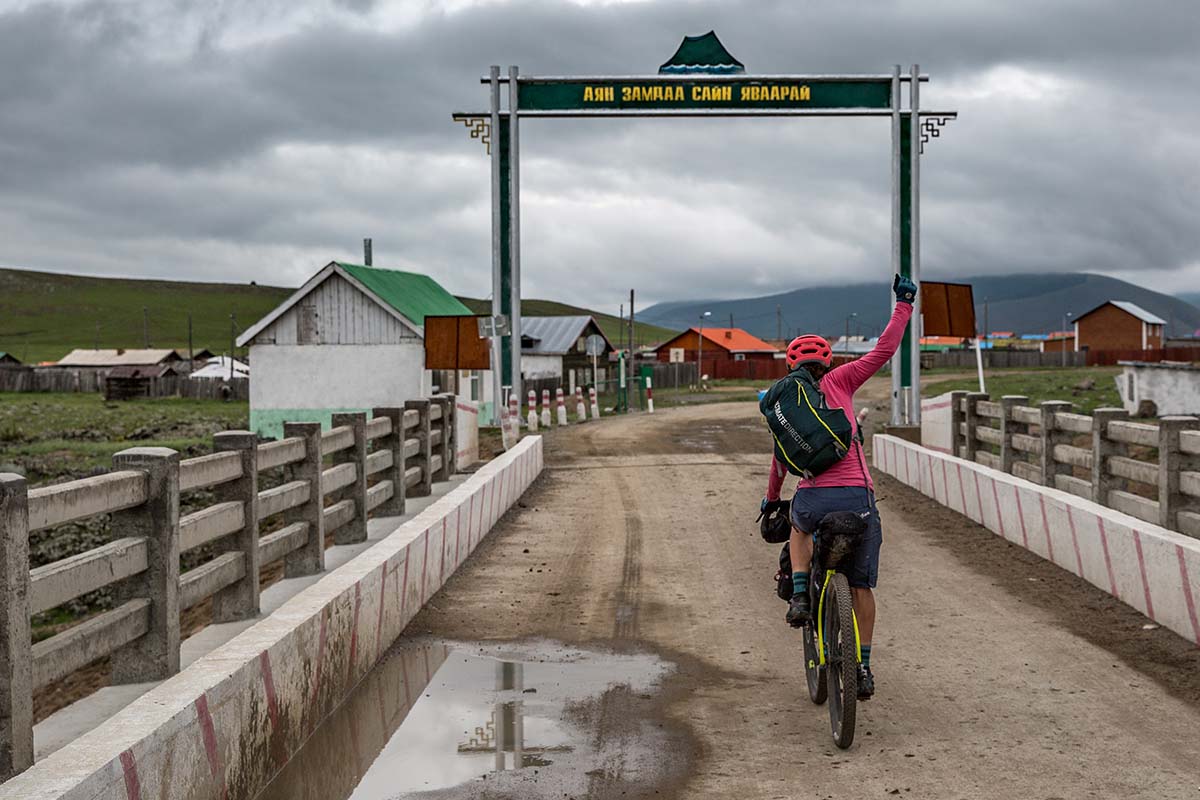 Mountain bike packs (testing packs on the Khangai Traverse)