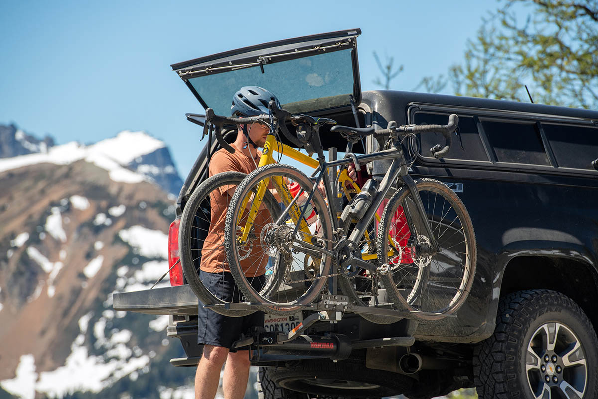 Hitch bike rack (loading Swagman XC2)