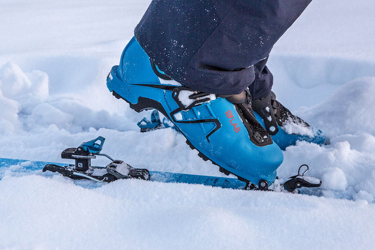 Backcountry ski binding (clipping into Salomon MTN Pure)