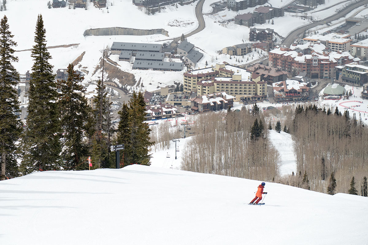 Beginner skis (skiing at Crested Butte)