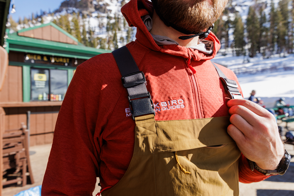 Men's ski bibs (suspenders on bibs)