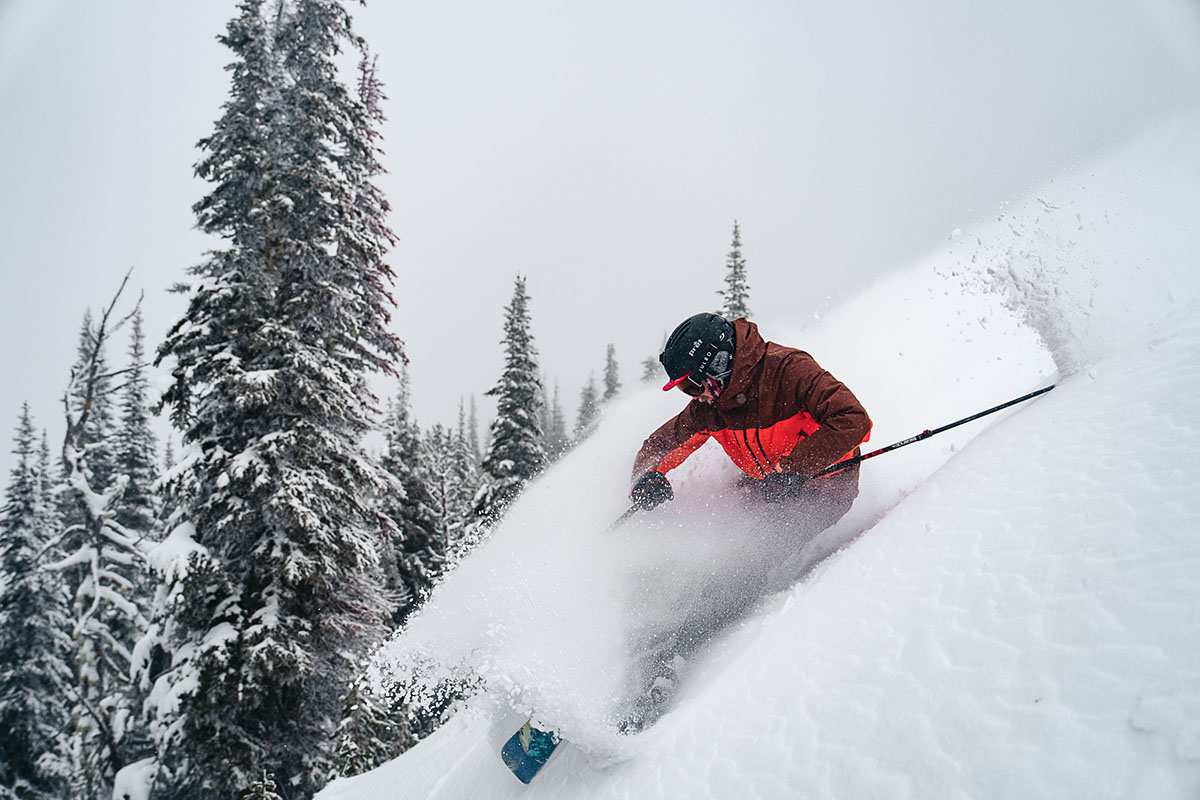 Powder skis (steep slope)