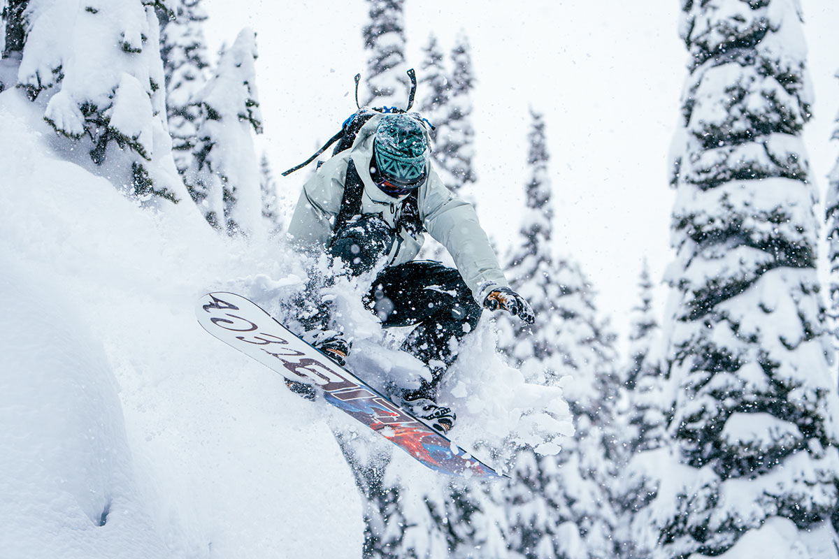 Snowboard bindings (getting air in powder)