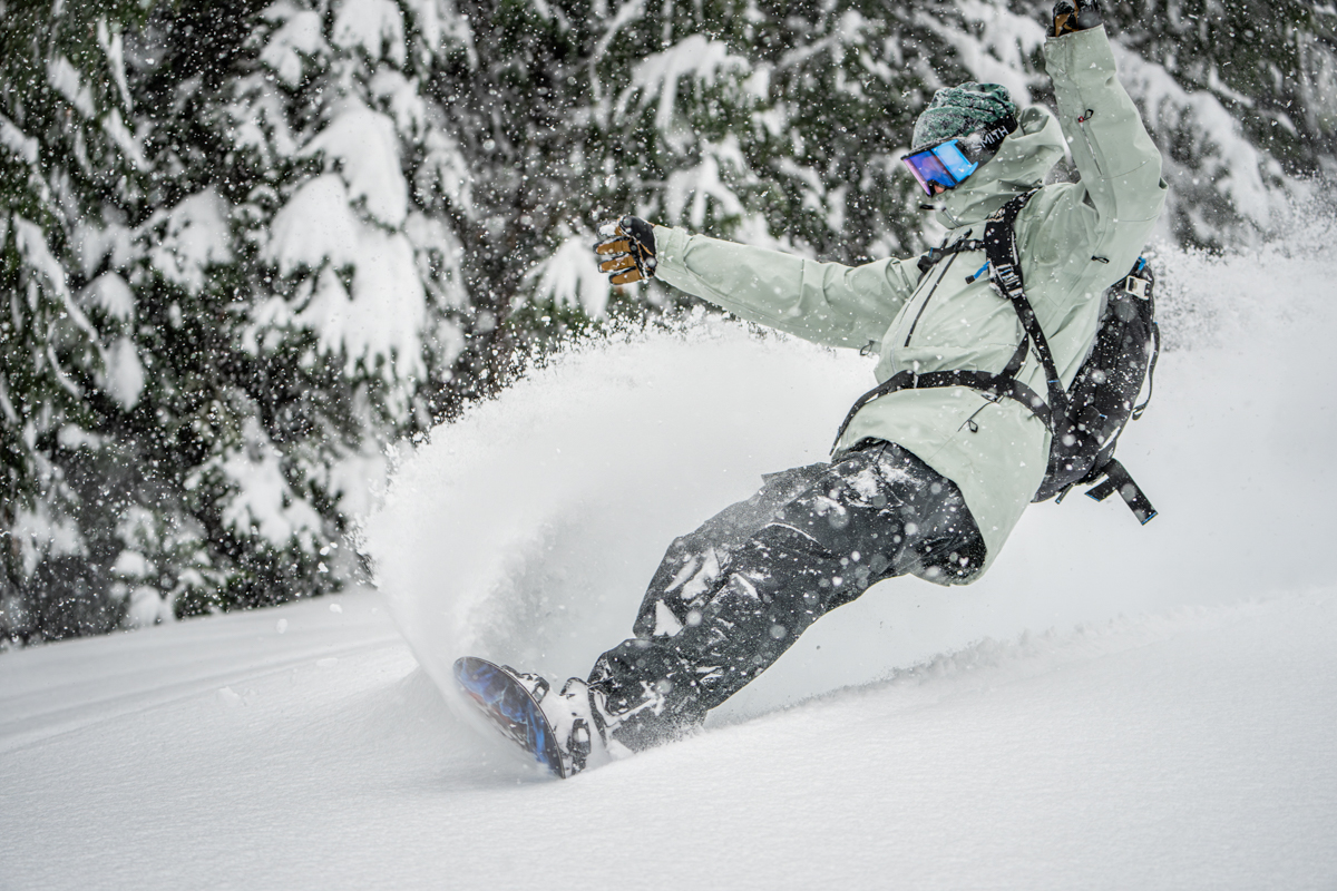 Snowboard bindings (stopping quick)