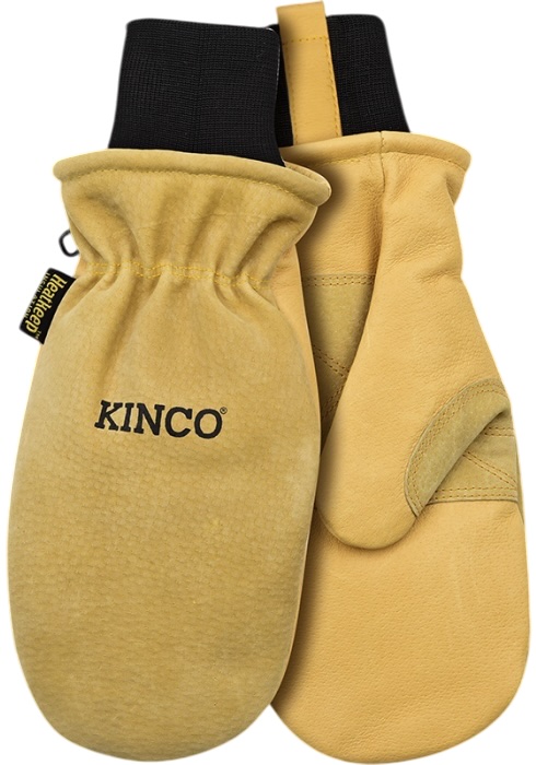 Kinco Lined Heavy-Duty Pigskin snowboard mitten_0