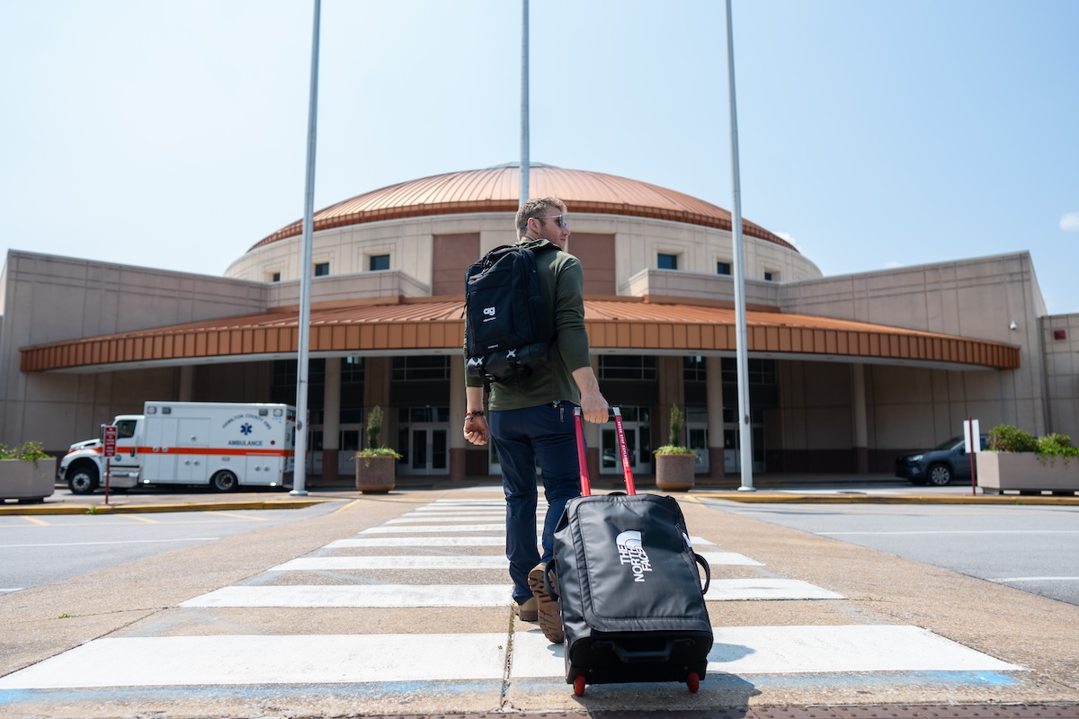 Duffel Bags (going to the airport with the Base Camp Roller)