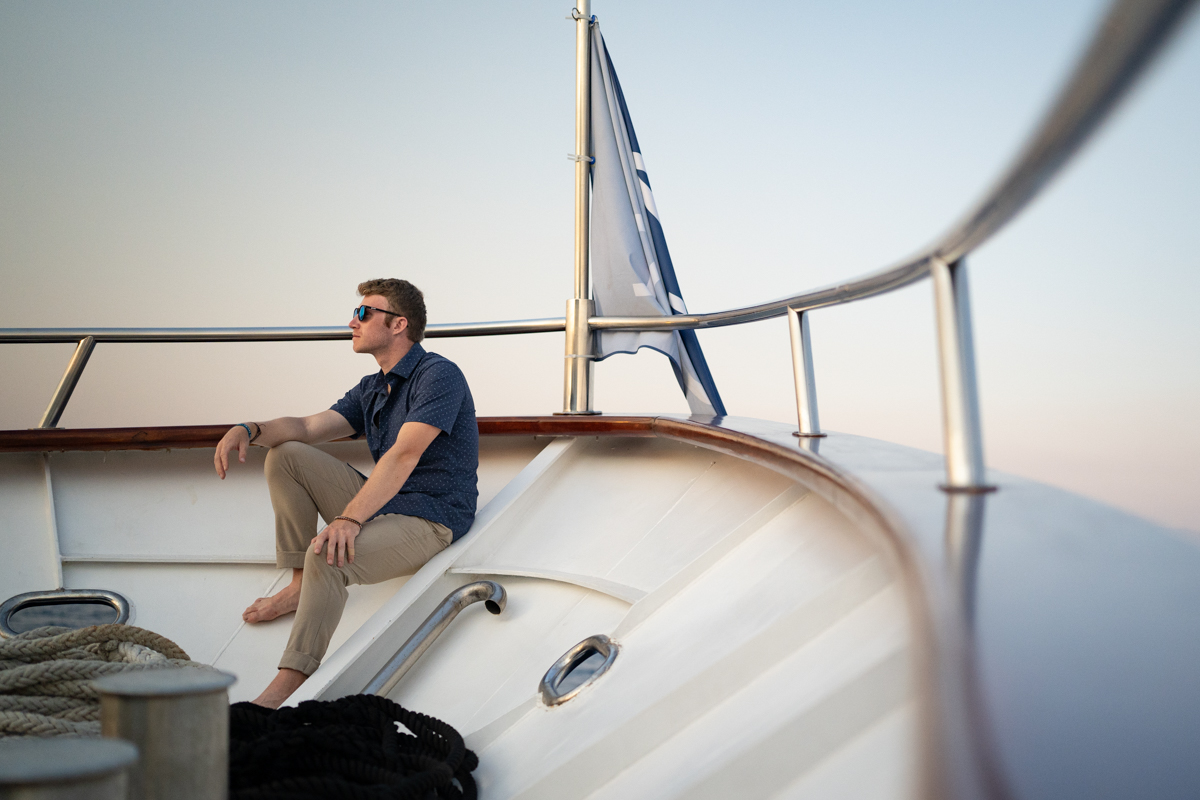 Men's Travel Pants (Sailing in Croatia in Teren's Lightweight Travel Pants)