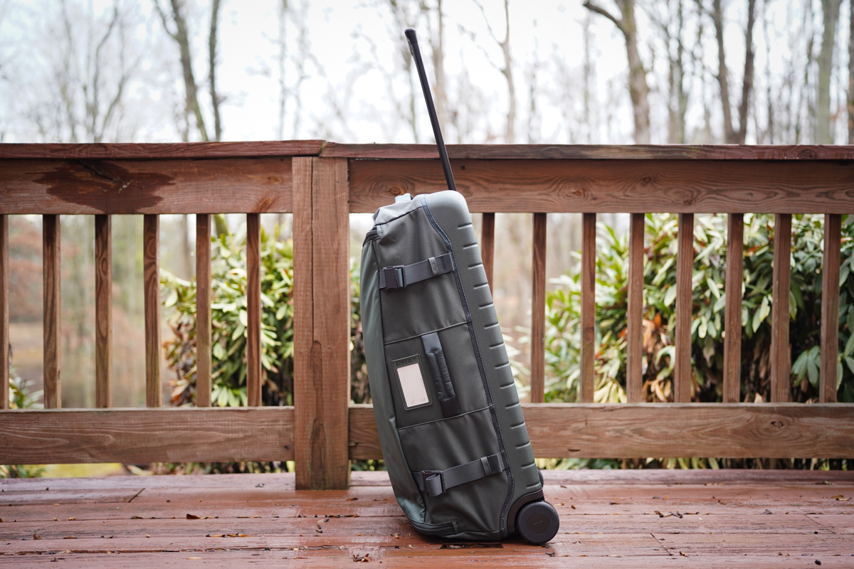 Wheeled Duffels (Away wheeled duffel standing up unpacked)