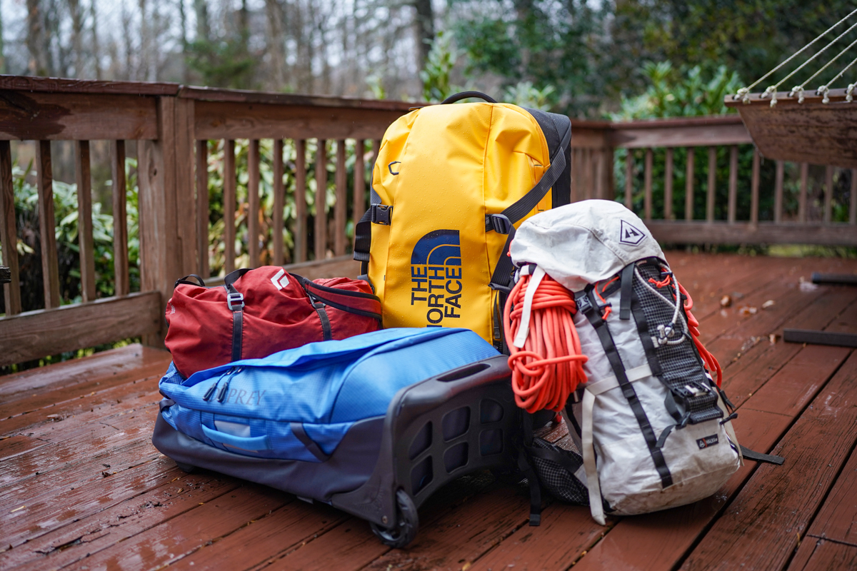 Wheeled Duffels (packing for a climbing expedition)