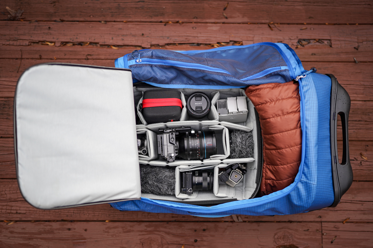 Wheeled Duffels (transporting expensive camera gear)