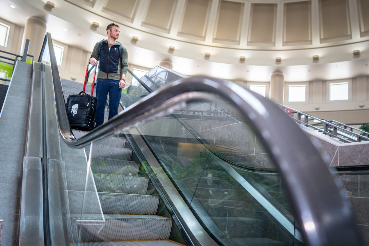 Wheeled Duffels (walking around airports with wheeled duffels)