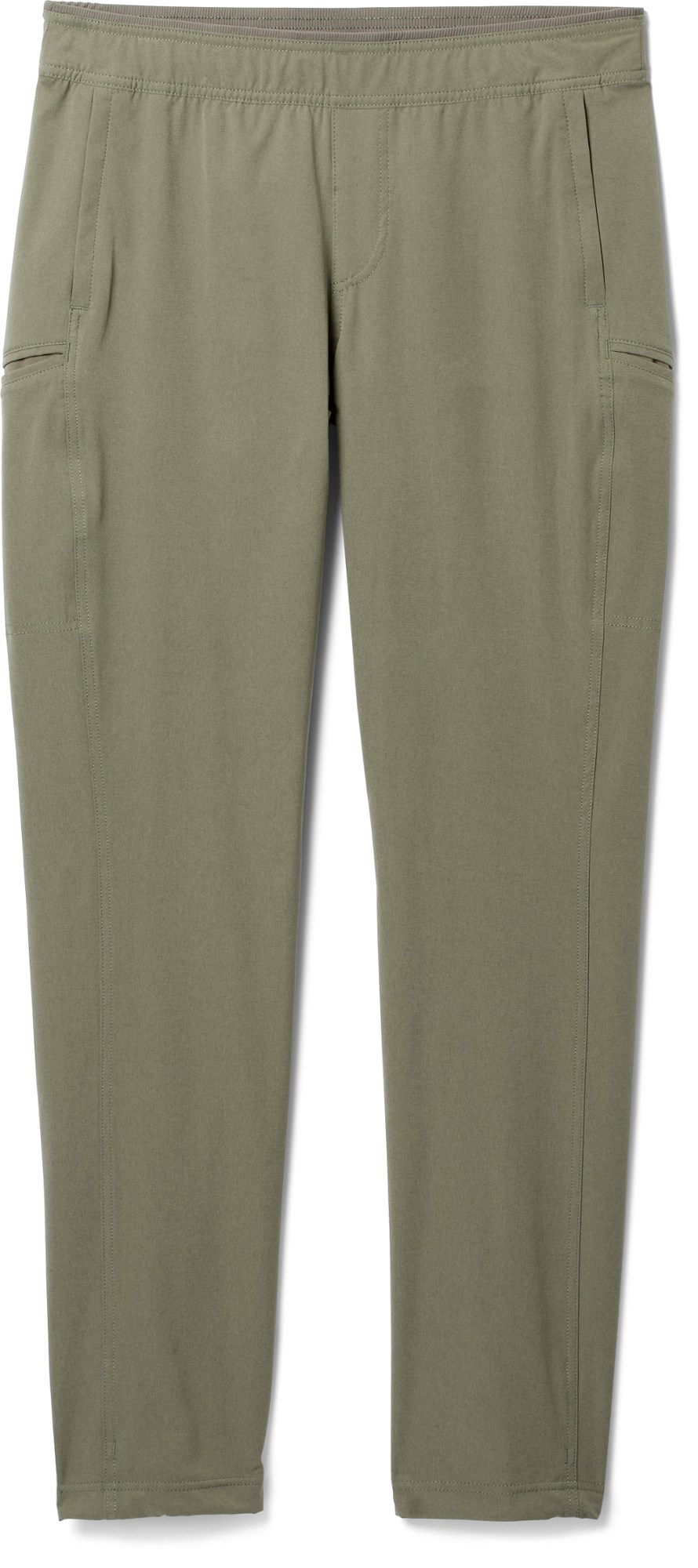 LOLE / 6 / Women's Travel Outdoor Hiking Canvas Straight Leg Pants - Grey  Cream