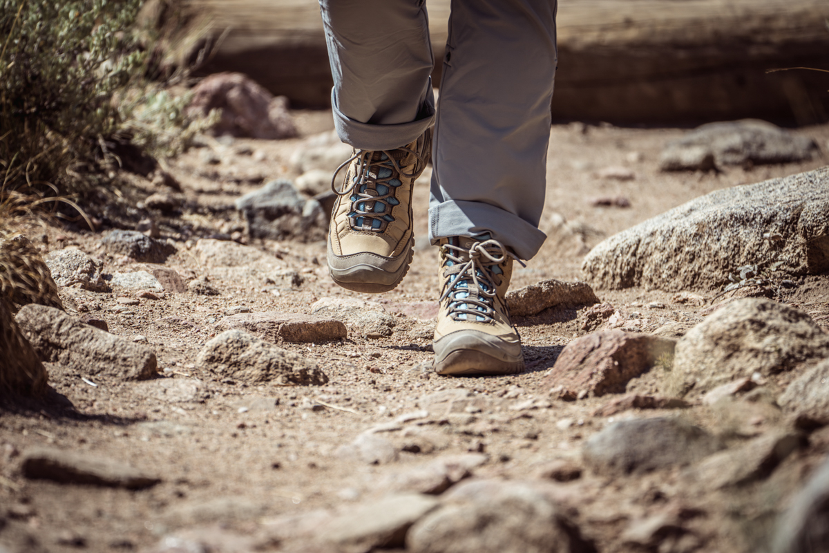 Women's hiking boot (close up on Keen Targhee IV toe)