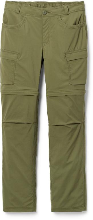 REI Pants Womens Size 6 Gray Lightweight Cargo Stretch Waterproof Straight  Leg