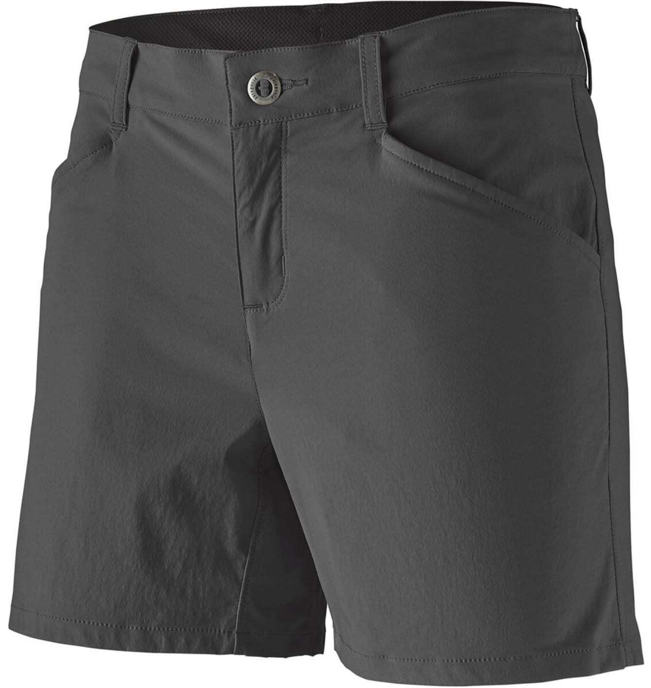 Girls' Black OP Athletic Shorts with Elastic White Band and Trim Size M  (7-8)